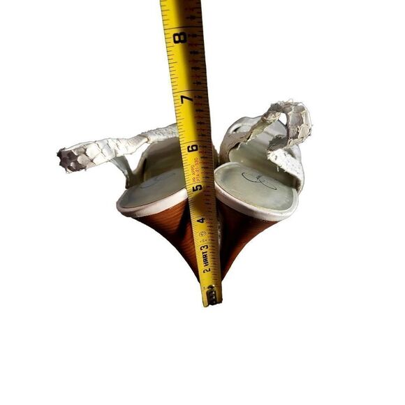 Jessica Simpson White snake skin size 8 sandal - Picture 7 of 7